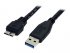 StarTech.com Câble USB 3.0 SuperSpeed 0,5 m - Cordon USB A vers USB Micro B Mâle / Mâle - 50 cm Noir - Câble USB - Micro-USB de type B (M) pour USB type A (M) - USB 3.0 - 50 cm - moulé - noir - pour P/N: DKT30CVAGPD, S251BMU313, S251BMU3FP, S251BPU313, S2 