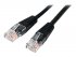 15m Cat5e Black Molded Cat5e Patch Cable 