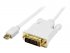StarTech.com Câble Adaptateur Mini DisplayPort vers DVI-D Actif 1,8 m - Convertisseur Mini DP vers DVI - M/M - 1920 x 1200 - Câble DisplayPort - Mini DisplayPort (M) pour DVI-D (M) - 1.8 m - actif - blanc 