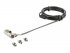StarTech.com Câble de verrouillage à combinaison de 2 m pour ordinateur portable - Pour K-Slot, Nano, Wedge Slot - Câble de sécurité - 2 m - Conformité TAA 