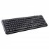 Clavier AZERTY HEDEN filaire, interface USB, pattes réglables, 108 touches, noir 