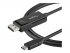 StarTech.com Câble USB C vers DisplayPort 1.2 4K 60Hz, 1m - Câble Adaptateur Vidéo Bidirectionnel DP vers USB-C ou USB-C vers DP Réversible - HBR2/HDR - Câble pour Moniteur USB Type C/TB3 (CDP2DP1MBD) - Câble DisplayPort - 24 pin USB-C (M) pour DisplayPor 