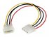 StarTech.com Câble d'Extension Alimentation Molex LP4 30 cm - Rallonge de Câble Alimentation LP4 4 Broches - Mâle vers Femelle - Rallonge de câble d'alimentation - alimentation interne 4 plots (M) pour alimentation interne 4 plots (F) - 30.48 cm - pour P/ 