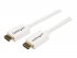 StarTech.com Câble HDMI haute vitesse Ultra HD 4k x 2k de 3m - Cordon HDMI vers HDMI CL3 pour installation murale - M/M - Blanc - Câble HDMI - HDMI mâle pour HDMI mâle - 3 m - double blindage - blanc 