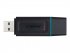 Kingston DataTraveler Exode - Clé USB - 64 Go - USB 3.2 Gen 1 - noir et bleu sarcelle 