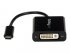 StarTech.com Adaptateur USB Type-C vers DVI-I - M/F - 1920x1200 - Noir - Adaptateur vidéo / USB - 24 pin USB-C (M) pour DVI-I (F) - Thunderbolt 3 - support 1920 x 1200 (WUXGA) - noir - pour P/N: BNDTB10GI, BNDTB210GSFP, BNDTB410GSFP, BNDTB4M2E1, BNDTBUSB3 