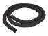 StarTech.com 15' (4.6m) Cable Management Sleeve, Flexible Coiled Cable Wrap, 1-1.5" diameter Expandable Sleeve, Polyester Cord Manager/Protector/Concealer, Black Trimmable Cable Organizer - Cable & Wire Hider (WKSTNCM2) - Cache-fils - noir - 4.6 m 