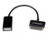 StarTech.com Cable USB OTG Samsung Galaxy Tab - Adaptateur OTG USB Type A femelle - 1 metre Noir- Cable USB OTG (on the go) - Câble USB - USB femelle pour connecteur à 30 broches de station d'accueil Samsung mâle - 15.24 cm - blindé - noir - pour Samsung 