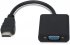 MicroConnect HDMI - VGA, M/F, Black 