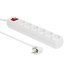 W128812636 MicroConnect 6-way Schuko Power Strip on/off switch 1.5M, White - disponible 24 / 48h 