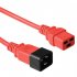 MicroConnect Câble d'alimentation rouge C20 vers C19, 3M 