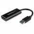 StarTech.com Adaptateur USB vers HDMI - Carte graphique externe - USB 3.0 - Slim - 1080p - Adaptateur multi-écrans - Câble adaptateur - Conformité TAA - USB type A mâle pour HDMI femelle - 19 cm - noir - support 1080p - pour P/N: HDDVIMM3, HDMM12, HDMM15, 