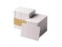 Zebra Premier Grade Blank White Cards - 5.3848 cm (2.12") x 8.5852 cm (3.38") - 500 Card - PVC 