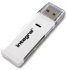 Integral Dual Slot SDXC Card Reader - Lecteur de carte (SD, microSD, SDHC, microSDHC, SDXC) - USB 2.0 