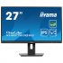 iiyama ProLite XUB2763QSU-B1 - Écran LED - 27" - 2560 x 1440 QHD @ 100 Hz - IPS - 350 cd/m² - 1500:1 - 2 ms - HDMI, DisplayPort - haut-parleurs - noir, mat 