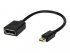 Mini DisplayPort M/to F cable 4K2K - 15c 