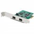 StarTech.com Carte PCI Express 2 ports FireWire 1394a - Carte PCIe 2 ports FireWire 400 - Adaptateur FireWire - PCIe profil bas - FireWire x 2 - vert - Conformité TAA 