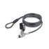 StarTech.com Slim Lock Noble Wedge Slot Compatible, 6.6ft Locking Cable - Câble de sécurité - antivol - 2 m - Conformité TAA 