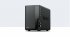 NAS Synology Tour DS225+ - 2Go de ram - Boitier nu - 2 baies 3.5"/2.5" - Alimentation externe 