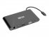 EATON Station d'accueil USB-C, double ecran - 4K HDMI/mDP, VGA, USB 32 Gen 1, HUB USB-A/C, GbE, carte memoire, chargement PD 100 W 
