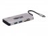 Tripp Lite USB-C Portable Docking Station - HDMI 4K @ 30 Hz, USB-A/C, GbE, SD/Micro SD, PD Charging 3.0, Gray - Station d'accueil - USB-C - HDMI, USB-C - 1GbE 
