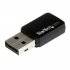 StarTech.com USB 2.0 AC600 Mini Dual Band Wireless-AC Network Adapter - 1T1R 802.11ac WiFi Adapter - 2.4GHz / 5GHz USB Wireless (USB433WACDB) - Adaptateur réseau - USB 2.0 - Wi-Fi 5 - noir 