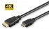 MicroConnect High Speed HDMI 2.0 A to HDMI Mini C cable, with ethernet 1m 
