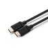 USB-C Charging cable, black. 2m 