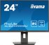 iiyama ProLite XU2495WSU-B7 - Écran LED - 24.1" - 1920 x 1200 WUXGA @ 75 Hz - IPS - 300 cd/m² - 1000:1 - 4 ms - HDMI, DisplayPort, USB-C - haut-parleurs - noir mat 