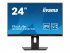 iiyama ProLite XUB2493HS-B6 - Écran LED - 24" (23.8" visualisable) - 1920 x 1080 Full HD (1080p) @ 100 Hz - IPS - 250 cd/m² - 1300:1 - 0.5 ms - HDMI, DisplayPort - haut-parleurs - noir, mat 