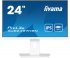 iiyama ProLite XUB2497HSN-W2 - Écran LED - 24" (23.8" visualisable) - 1920 x 1080 Full HD (1080p) @ 100 Hz - IPS - 300 cd/m² - 1300:1 - 1 ms - HDMI, DisplayPort, USB-C - haut-parleurs - mat, blanc 