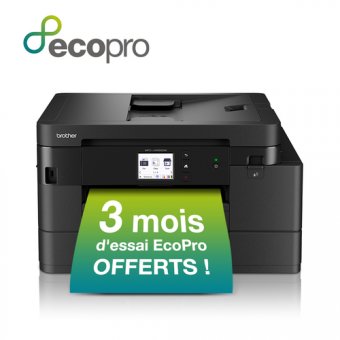 Brother MFC-J4550DW - Imprimante multifonctions - couleur - jet d'encre - A4 (210 x 297 mm) (original) - A4/Legal (support) - jusqu'à 13 ppm (copie) - jusqu'à 20 ppm (impression) - 150 feuilles - USB 2.0, LAN, Wi-Fi(n) 