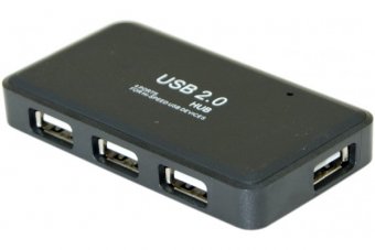 Hub usb 2.0 4 ports avec cordon détachable 