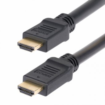 StarTech.com Câble HDMI 2.0, 10 m, CMP, Classé Plenum, Haut Débit, 4K60Hz - High Speed - câble HDMI - HDMI mâle pour HDMI mâle - 10 m - blindé - noir - actif, Unidirectionnel, support pour 4K60Hz, prise en charge de HDR10 