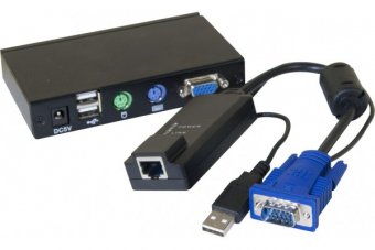 DEXLAN déport KVM VGA/USB sur RJ45 - 100M 