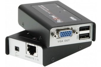 Aten CE100 Kit de déport Clavier-Ecran-Souris VGA/USB 100m 