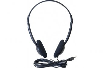 Casque Stéréo Eco Jack 3.5 mm noir 