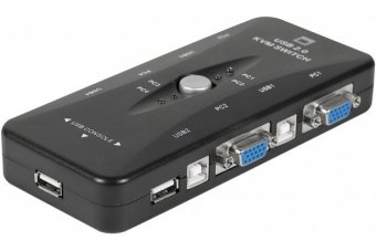 Mini kvm switch vga/usb 4 ports 