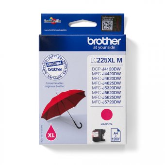 Brother LC225XLM - Magenta - original - cartouche d'encre - pour Brother DCP-J4120DW, MFC-J4420DW, MFC-J5320DW, MFC-J5625DW 