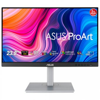 ASUS ProArt PA247CV - Écran LED - 24" (24" visualisable) - 1920 x 1080 Full HD (1080p) @ 75 Hz - IPS - 300 cd/m² - 1000:1 - 5 ms - HDMI, 2xDisplayPort, USB-C - haut-parleurs - noir 