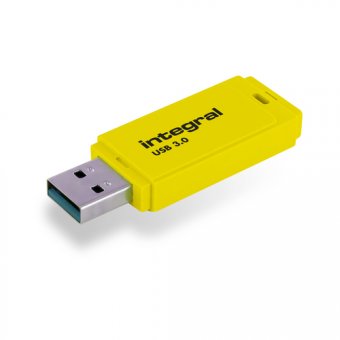 Integral Neon - Clé USB - 64 Go - USB 3.0 - jaune 