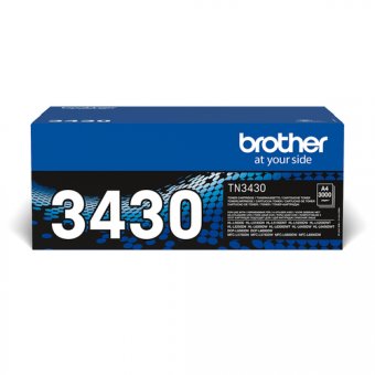 Brother TN3430 - Noir - original - cartouche de toner - pour Brother HL-L5100, L5200, L6300, L6400, L6450, MFC-L5700, L5750, L6800, L6900, L6950, L6970 