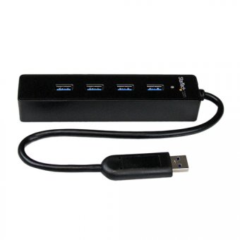 Startech Hub USB 3.0 4 ports - Hub USB3 Externe Portable avec câble intégré - Concentrateur USB 3.0 - 4x USB A (F) 1x USB A (M) - Concentrateur (hub) - 4 x SuperSpeed USB 3.0 - de bureau - pour P/N: FCREADMICRO3, MSDREADU3CA - disponible 24 / 48h 
