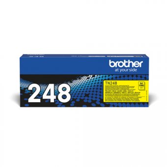 Brother TN248Y - Jaune - original - boîte - cartouche de toner - pour Brother DCP-L3515, L3520, L3555, L3560, HL-L3220, L3240, MFC-L3740, L3760, L8340, L8390 