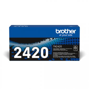 Brother TN2420 - À rendement élevé - noir - original - cartouche de toner - pour Brother DCP-L2510, L2530, L2537, L2550, HL-L2310, L2370, L2375, MFC-L2710, L2713 