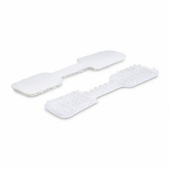 StarTech.com Étiquette pour Câble 9 cm, Paquet de 100, Étiquette de Câble - Étiquettes d'identification de câble - fixation crochet à crochet, inscription - 9 cm - blanc (pack de 100) 
