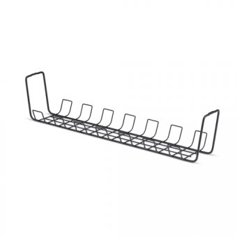 Under Desk Cable Management Tray Black 