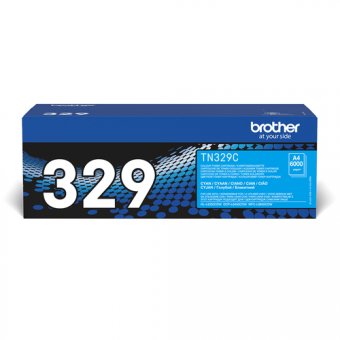 Brother TN329C - Cyan - original - cartouche de toner - pour Brother DCP-L8450CDW 