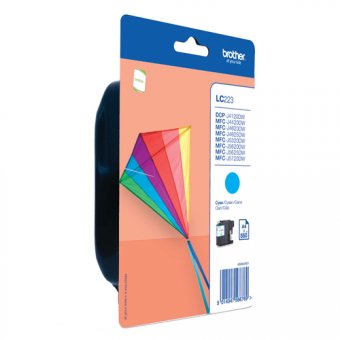 Brother LC223CBP - Cyan - original - blister - cartouche d'encre - pour Brother DCP-J4120DW, DCP-J562DW, MFC-J4420DW, MFC-J4625DW, MFC-J5320DW, MFC-J5625DW 