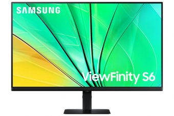 Samsung ViewFinity S6 S32D600EAU - S60UD Series - écran LED - 32" - 2560 x 1440 QHD @ 100 Hz - IPS - 350 cd/m² - 1000:1 - HDR10 - 5 ms - HDMI, DisplayPort - noir 